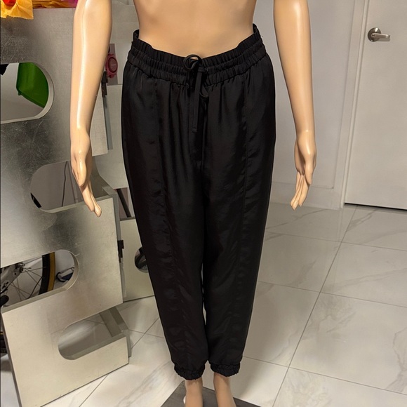 Zara Pants - ZARA Black Silky Jogger Pants